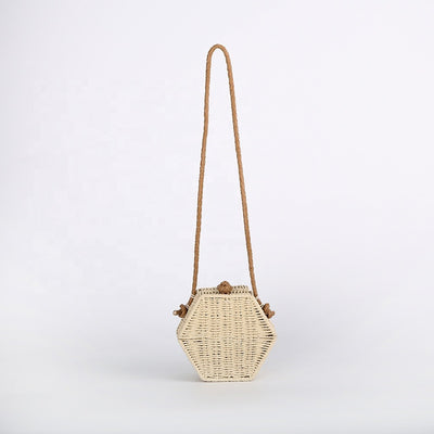 Hexagonal Straw Bag