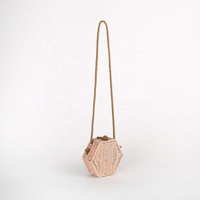 Hexagonal Straw Bag